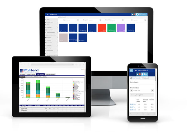 workbench software optimised for different devices